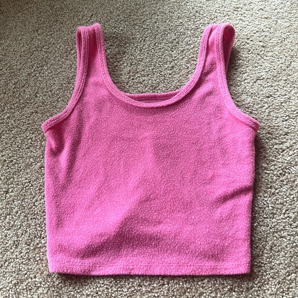Hollister fuzzy ish crop top - Picture 1 of 3